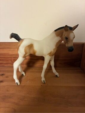 BreyerFest Horse #710600 Leah’s Fancy Breyer Dun Pinto Amber Foal Special Run